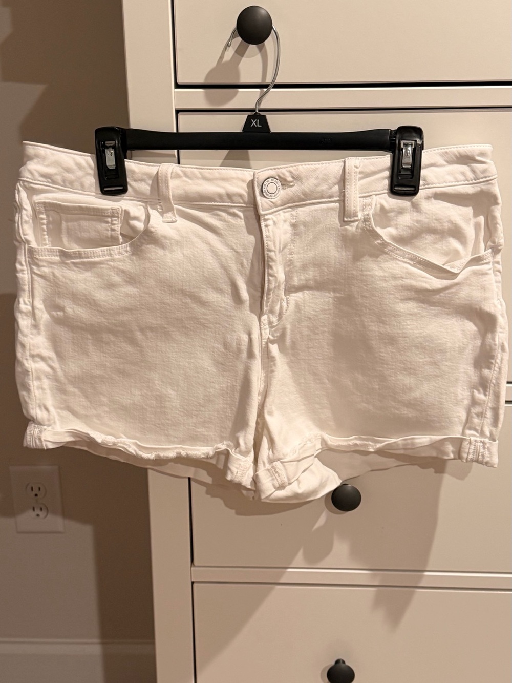 SO White Denim Jean Shorts - Women's